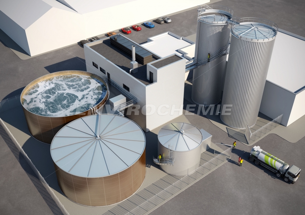 De nieuwe Biomar afvalwaterzuiveringsinstallatie met biogaswinning bij de firma Fidel Dreher is uitgerust met de meest moderne technologie en de hoogste kwaliteitsstandaarden. 